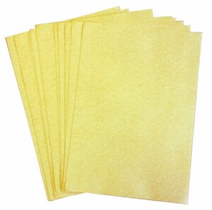Parchment Paper. Gold A4 Sheets